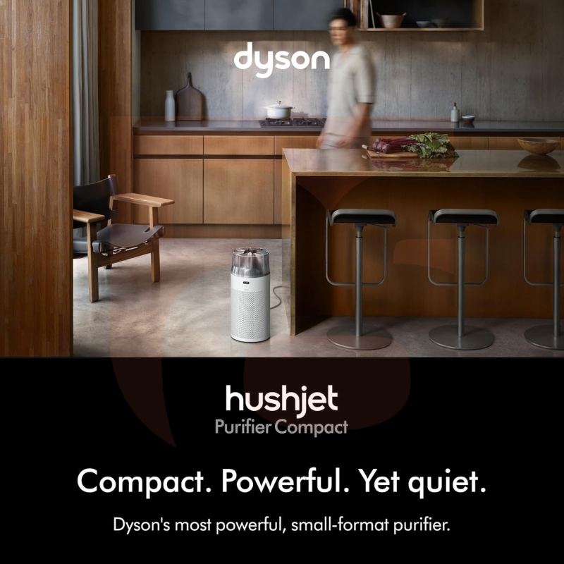 Dyson HushJet™ Purifier Compact HJ10 (White/Silver)