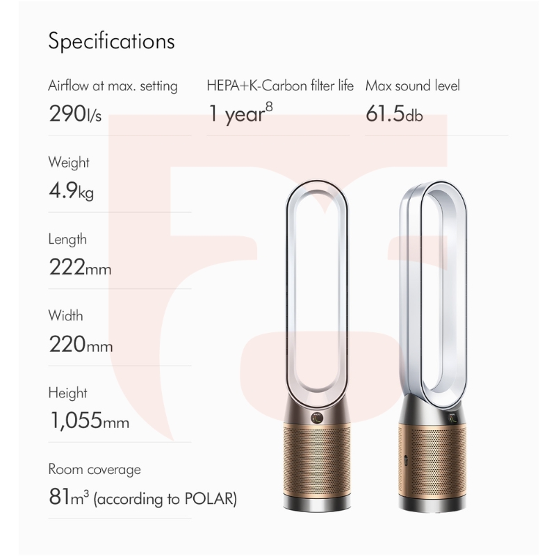 Dyson Purifier Cool Air Purifier PC2 De-NOx TP12