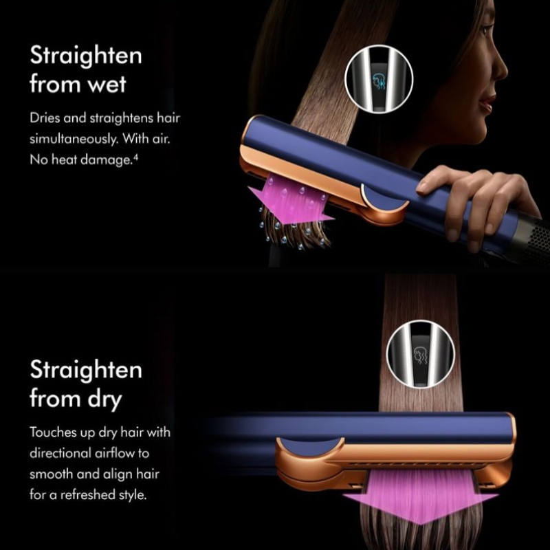 Dyson Airstrait straightener (Prussian Blue/Rich Copper)