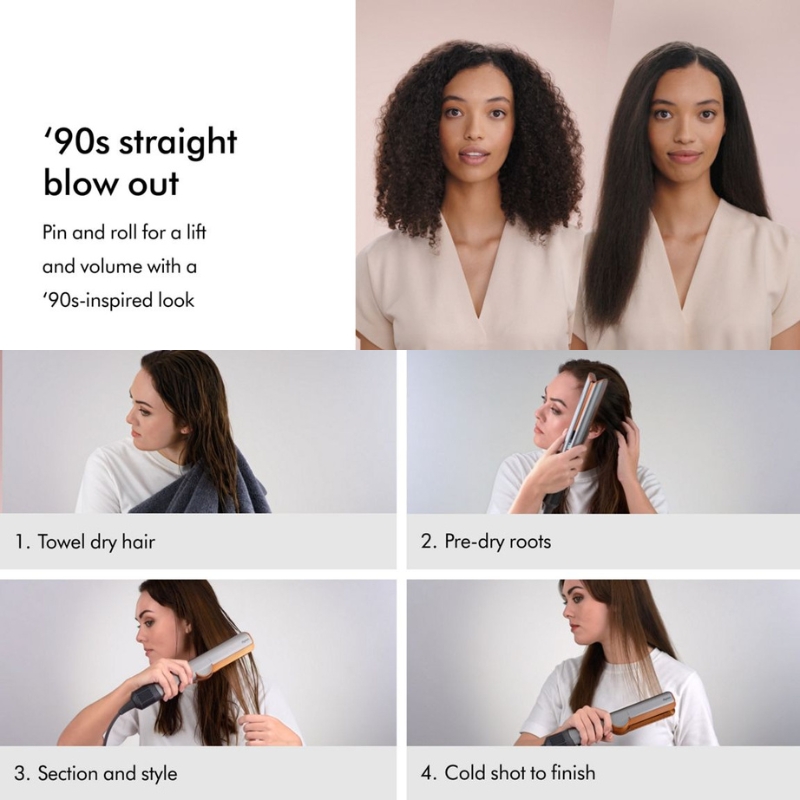 Dyson Airstrait straightener (Prussian Blue/Rich Copper)