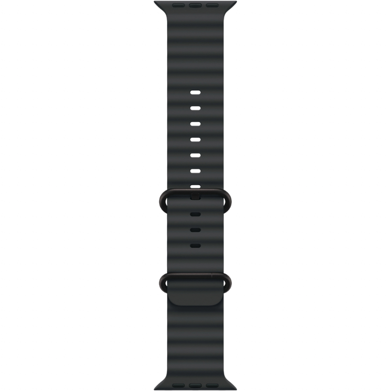 Apple Watch Ultra 2 Black Titanium Case with Black Ocean Band