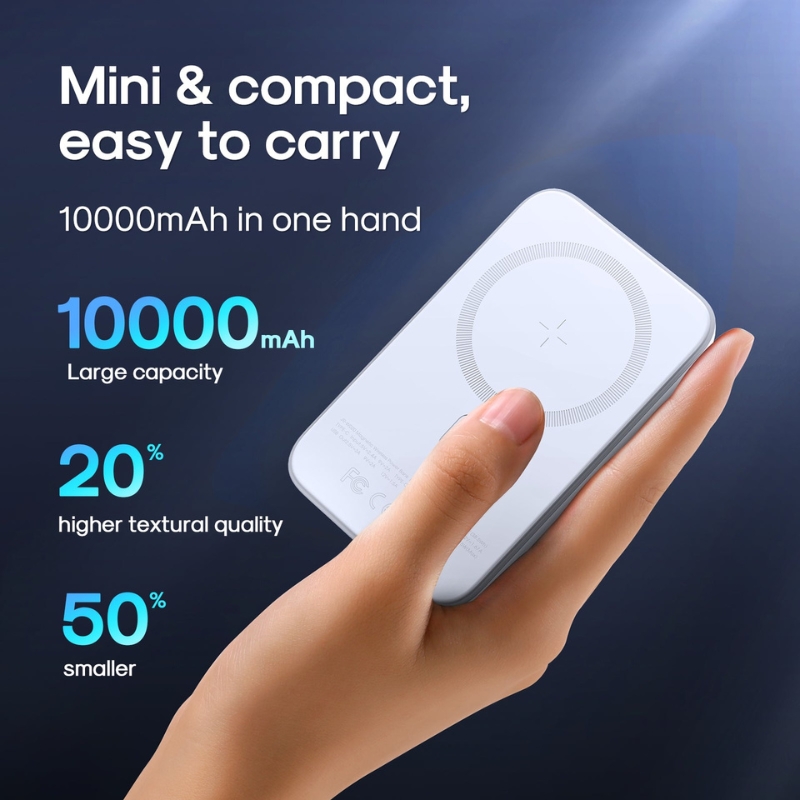 JoyRoom JR-W020 20W Mini Magnetic Wireless Power Bank