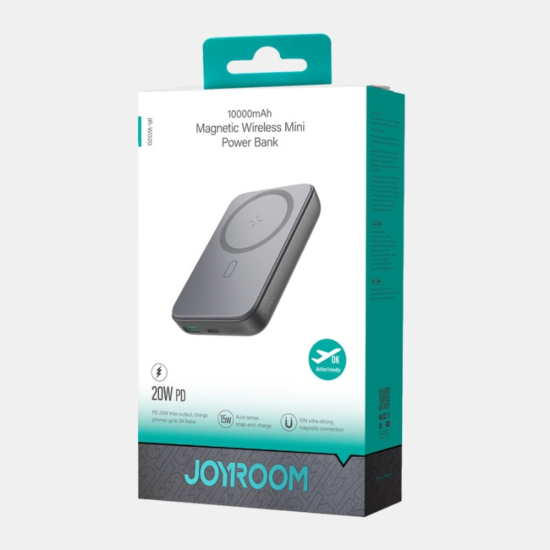 JoyRoom JR-W020 20W Mini Magnetic Wireless Power Bank